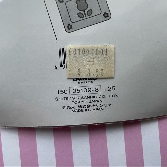 Vintage Sanrio Hello Kitty photoframe stickers - 1997 - Picture 4 of 5